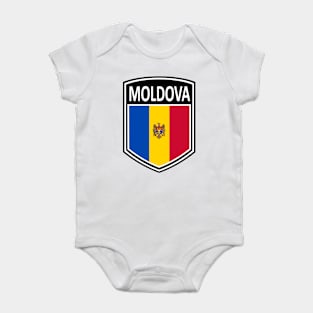 Flag Shield - Moldova Baby Bodysuit